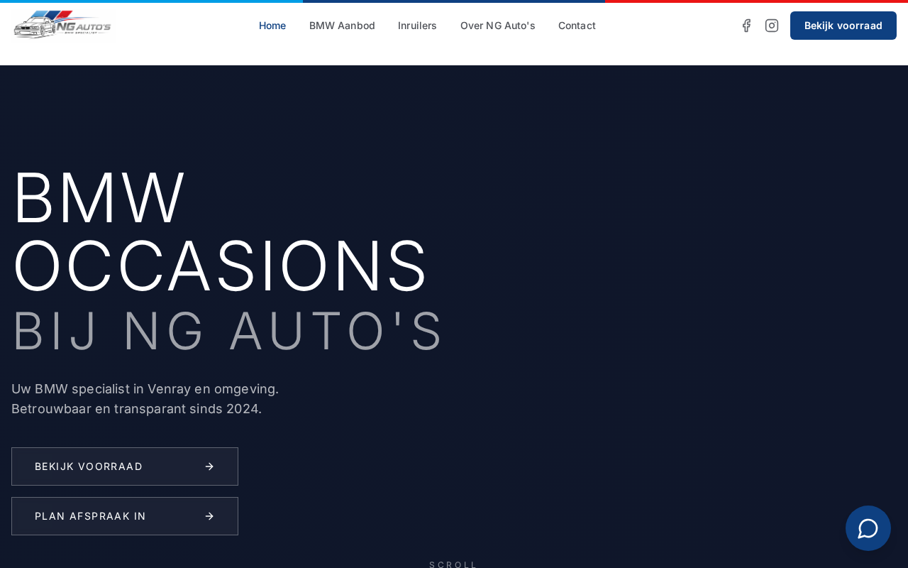 NG Auto's — Website voor BMW-occasions