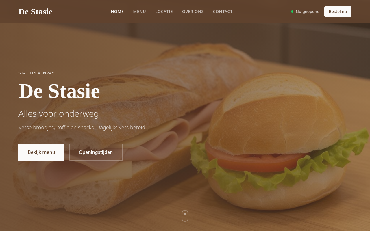 De Stasie — Broodjes- en snackwinkel Venray