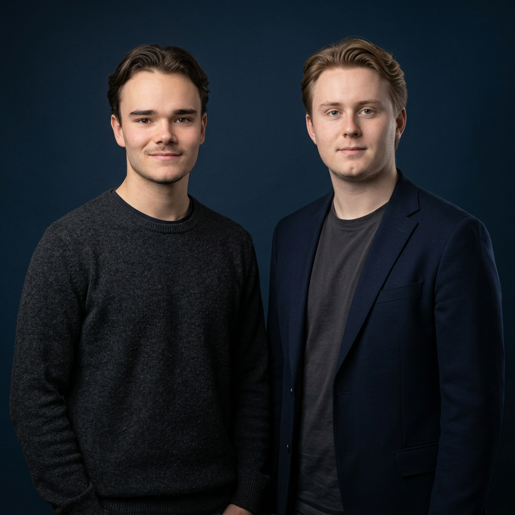 Jesse (links) en Nick (rechts), oprichters van Fellowbuild